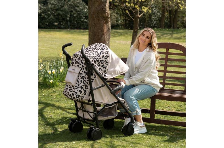 My Babiie MB51 Plus Stroller - Fawn Leopard My Babiie MB51 Plus Stroller - Fawn Leopard