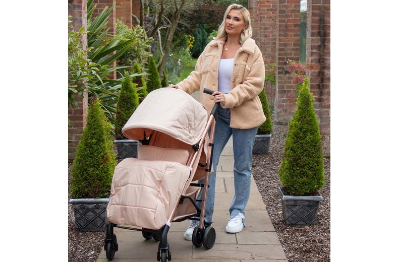 My Babiie MB51 Plus Stroller - Rose Gold Blush My Babiie MB51 Plus Stroller - Rose Gold Blush