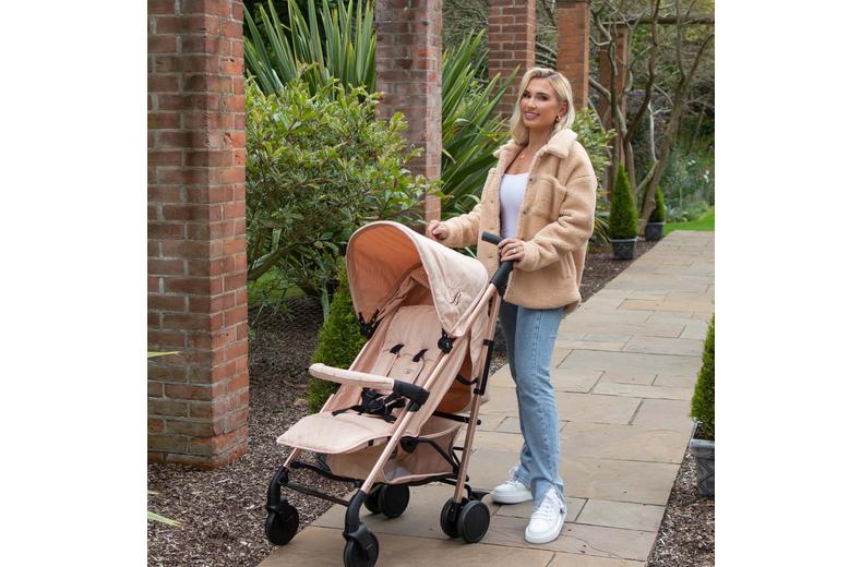 My Babiie MB51 Plus Stroller - Rose Gold Blush My Babiie MB51 Plus Stroller - Rose Gold Blush