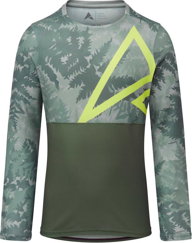 Halfords Altura Spark Lightweight Kids Long Sleeve Jersey - Olive - 7-8 Years | Extra 8% off for BC Members