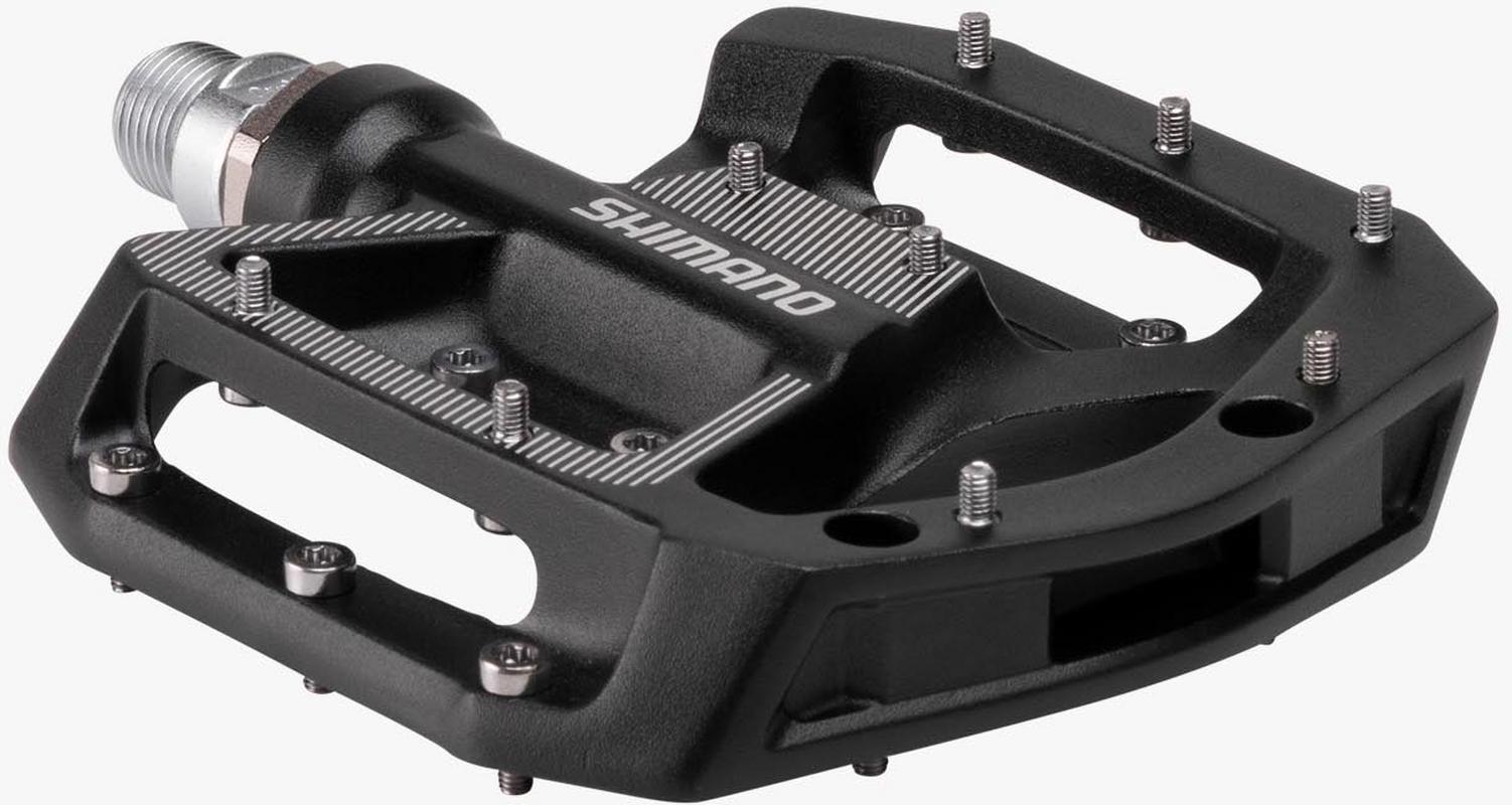 Halfords Shimano Pd-Gr500 Mtb Flat Pedals, Black | Extra 8% off for BC Members