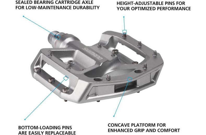Shimano PD-GR500 MTB Flat Pedals Shimano PD-GR500 MTB Flat Pedals