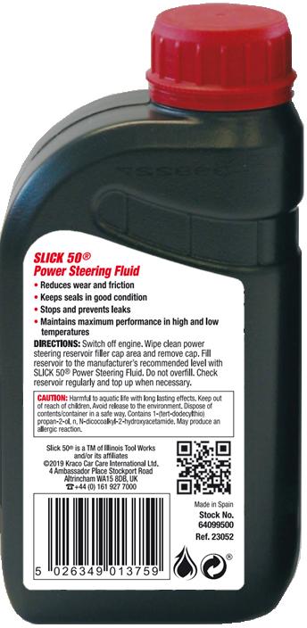 Slick 50 Power Steering Fluid 500ml