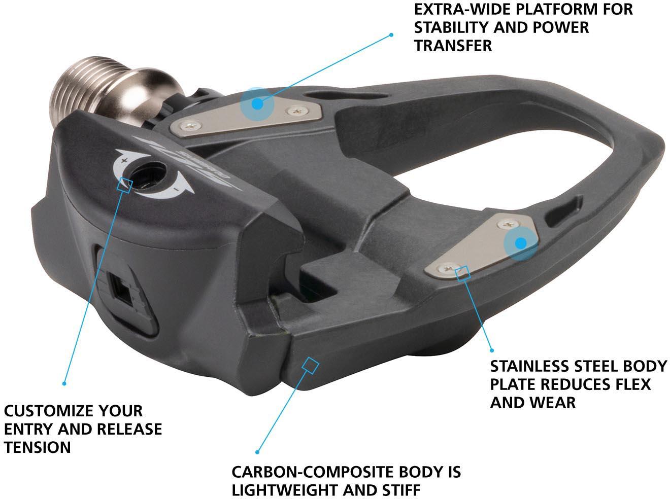 Shimano 105 PD-R7000 SPD-SL Carbon Road Pedals