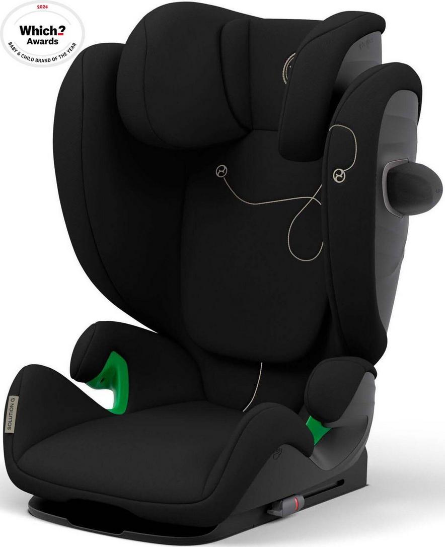 Cybex Solution X-Fix Group 2-3 Car Seat - Black- The Baby room at Smyths 