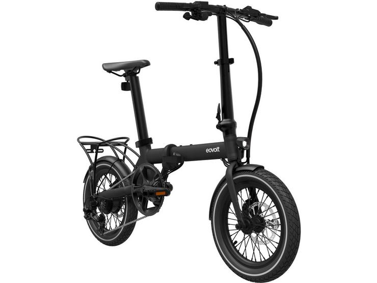 Eovolt Morning Electric Folding Bike - Onyx Black - 16" Wheel