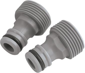 Draper 3/4" Female to Male Connectors - Twin Pack