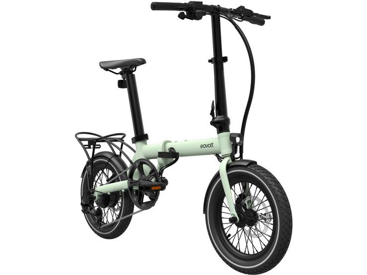 Eovolt Morning Electric Folding Bike - Sage Green - 16" Wheel