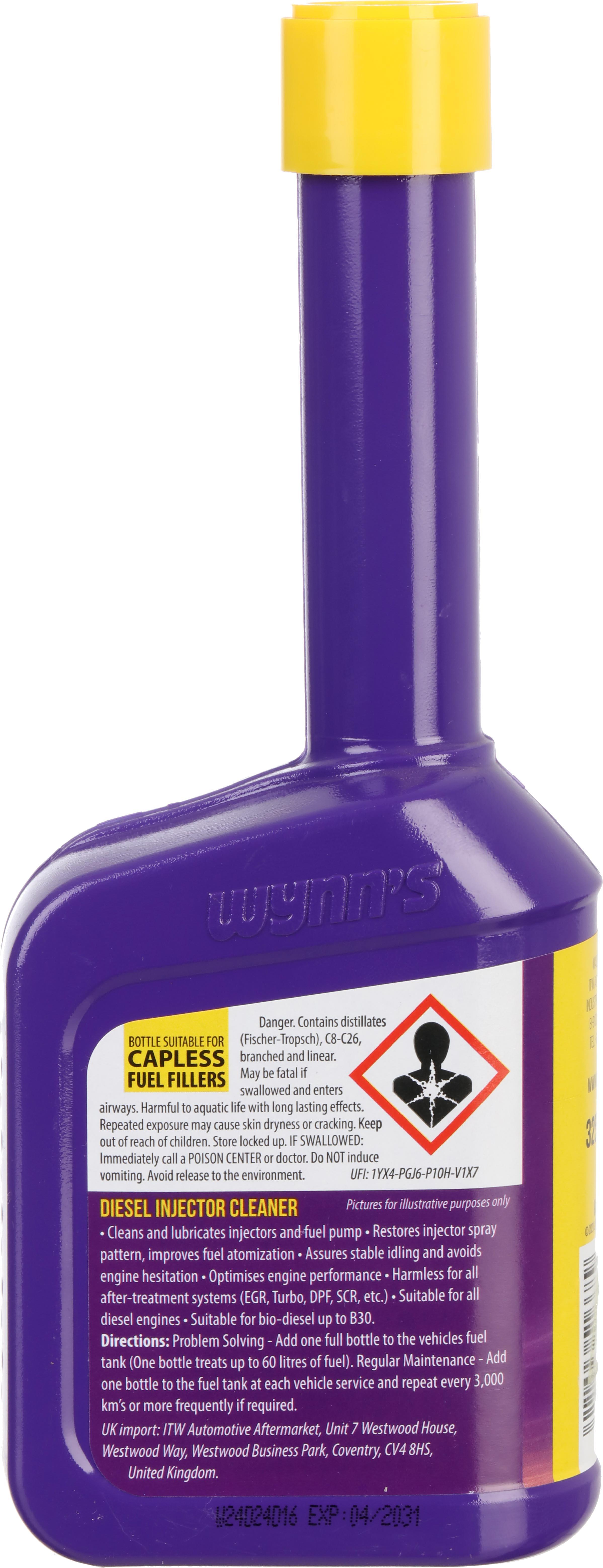 Wynns Injector Cleaner For Diesel Engines 325ml