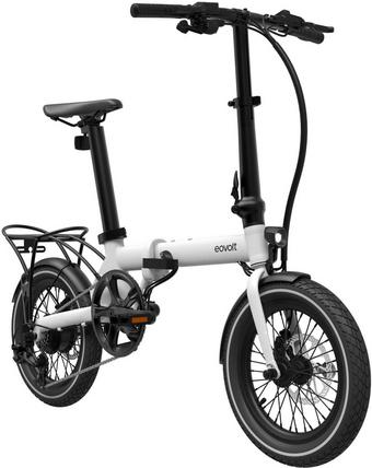 Eovolt Morning Electric Folding Bike - Moon Grey - 16" Wheel