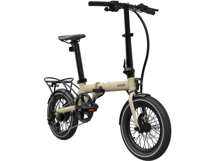 Eovolt Morning Electric Folding Bike - Desert Sand - 16" Wheel