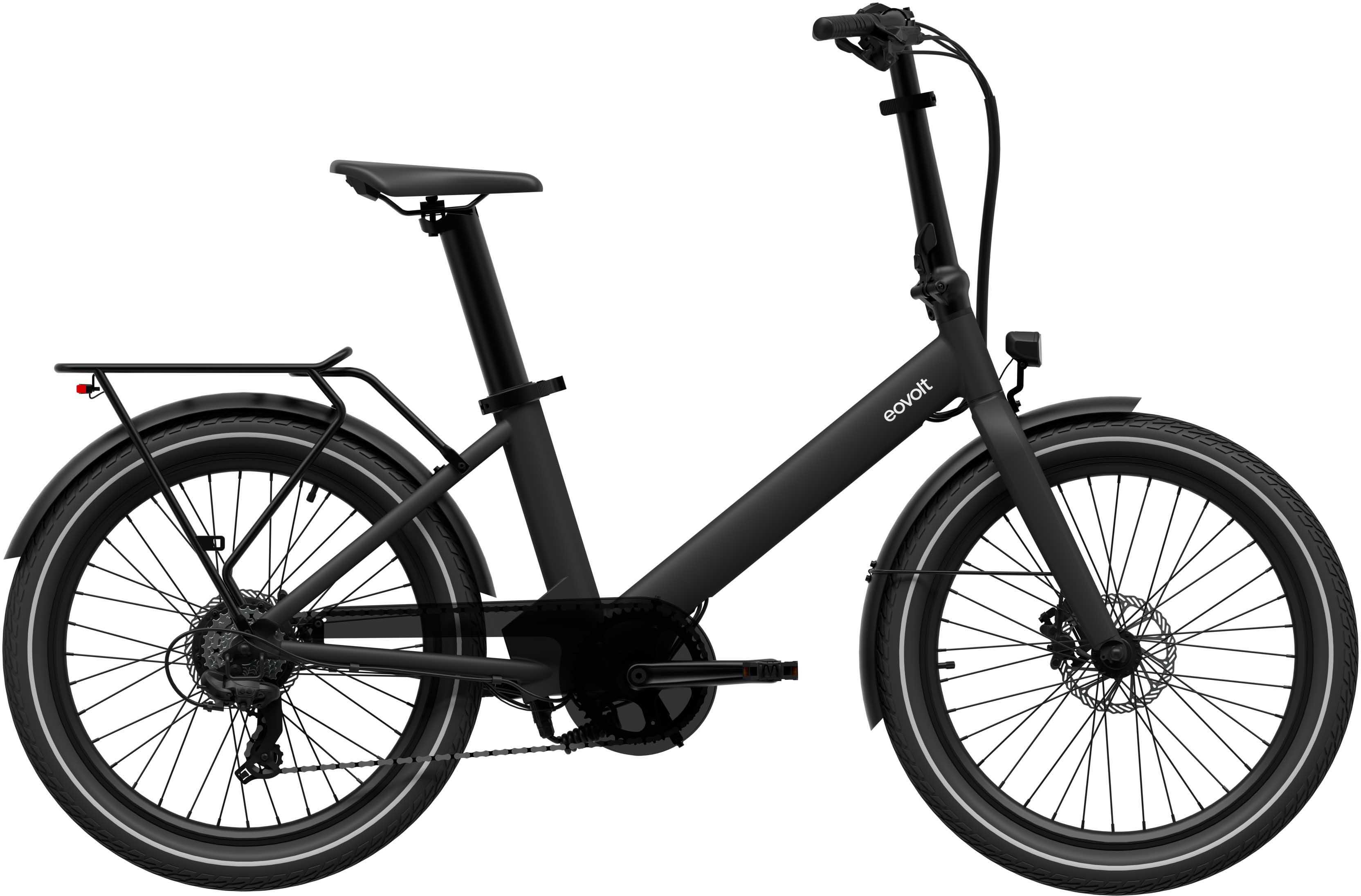 Eovolt Evening Compact Step Through Electric Folding Bike - 24" Wheel