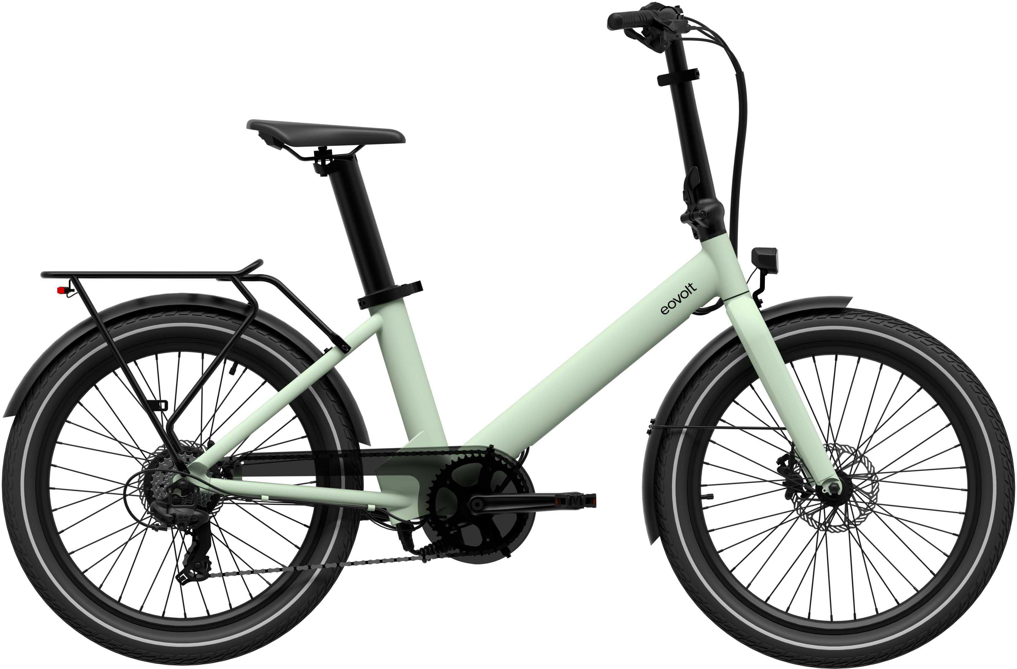Eovolt Evening Compact Step Through Electric Folding Bike - 24" Wheel