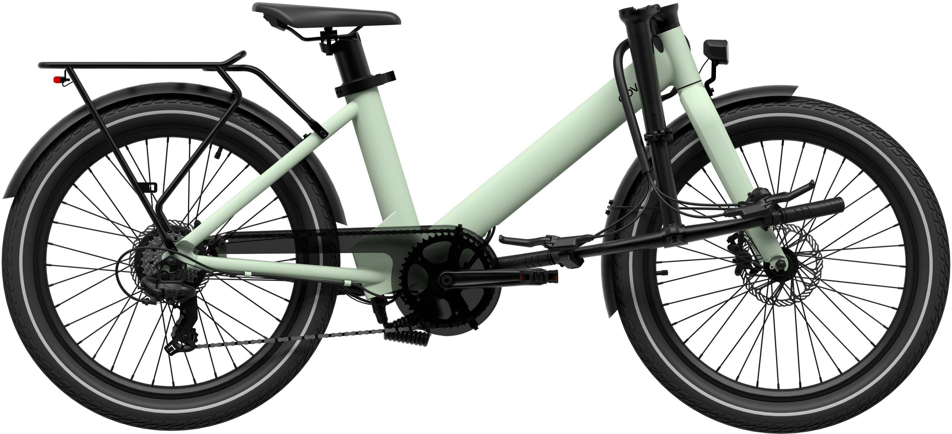 Eovolt Evening Compact Step Through Electric Folding Bike - 24" Wheel