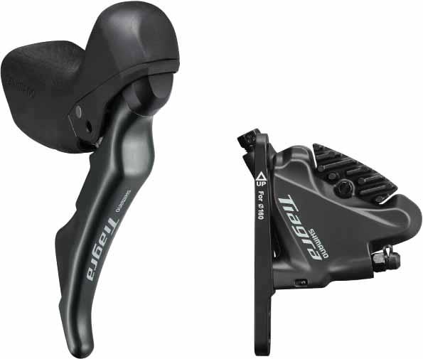 Halfords Shimano Tiagra ST-4720/BR-4770 STI Lever/Calliper Set, Right Hand, Front Brake | Extra 8% off for BC Members