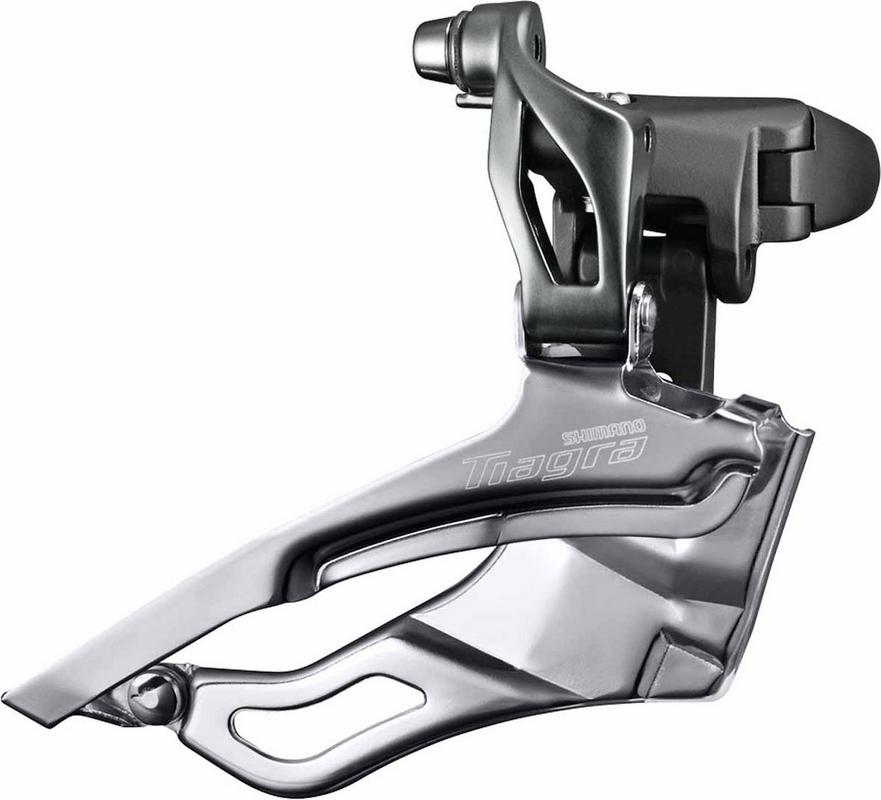 Halfords Shimano Tiagra Fd-4703 10 Speed Front Derailleur Triple, Braze On | Extra 8% off for BC Members