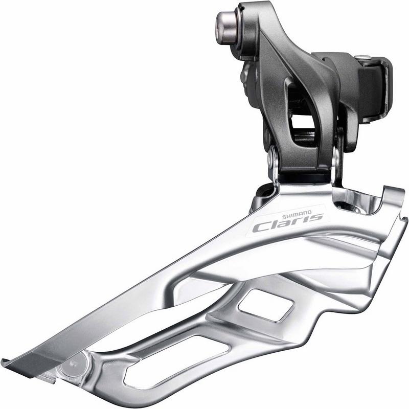 Halfords Shimano Claris FD-R2030 8 Speed Front Derailleur Triple, Band on 28.6/31.8/34.9mm | Extra 8% off for BC Members