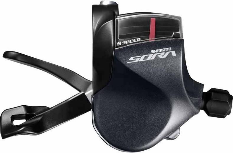 Shimano Sora SL-R3000 Shifter Set For Flat Bars, 3x9 Speed Triple Shimano Sora SL-R3000 Shifter Set For Flat Bars, 3x9 Speed Triple