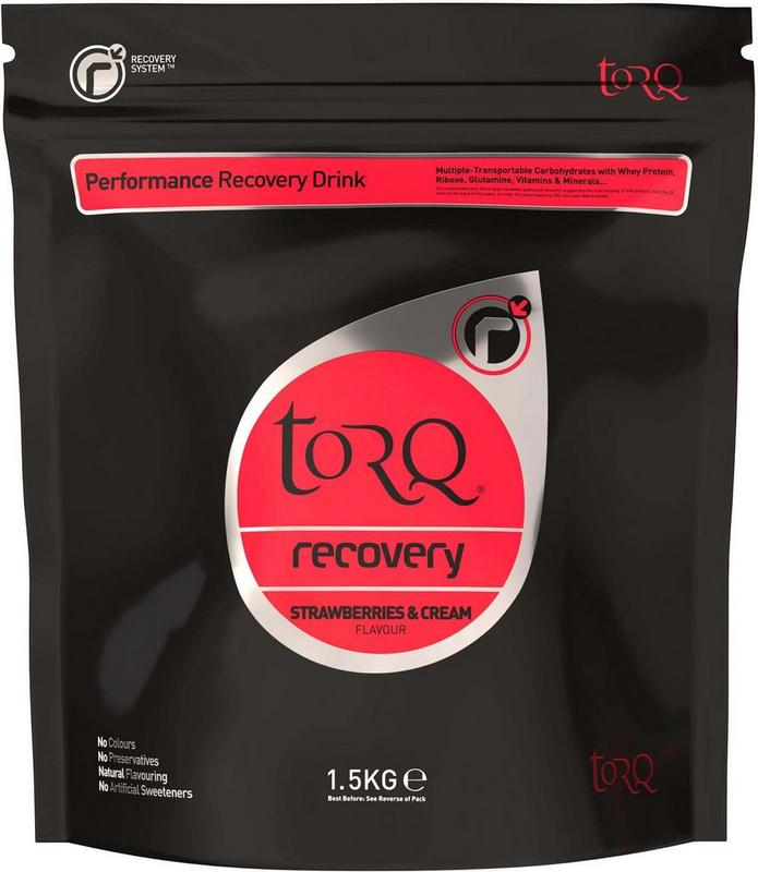 Halfords TORQ Torq Recovery Drink, 1 X 1.5Kg, Strawberry & Cream | Extra 8% off for BC Members