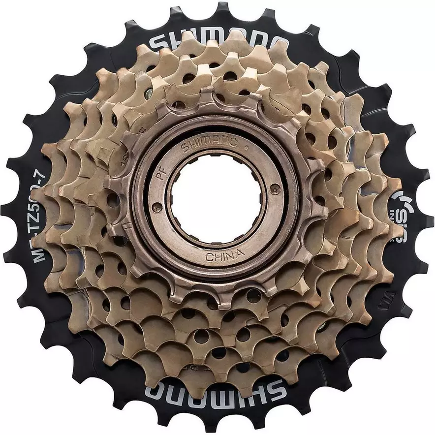 MF-TZ500 7-speed multiple freewheel, 14-34 tooth | Halfords UK