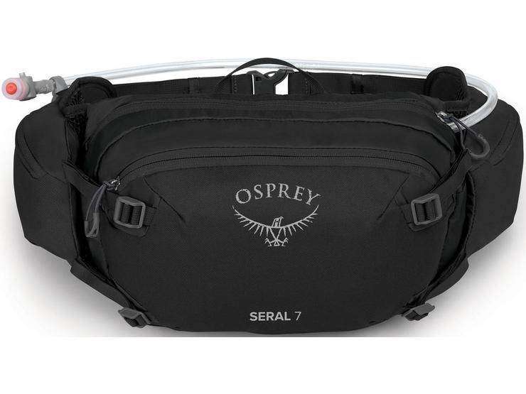 Osprey Seral 7L Black S23 Lumbar Hydration Pack with Reservoir
