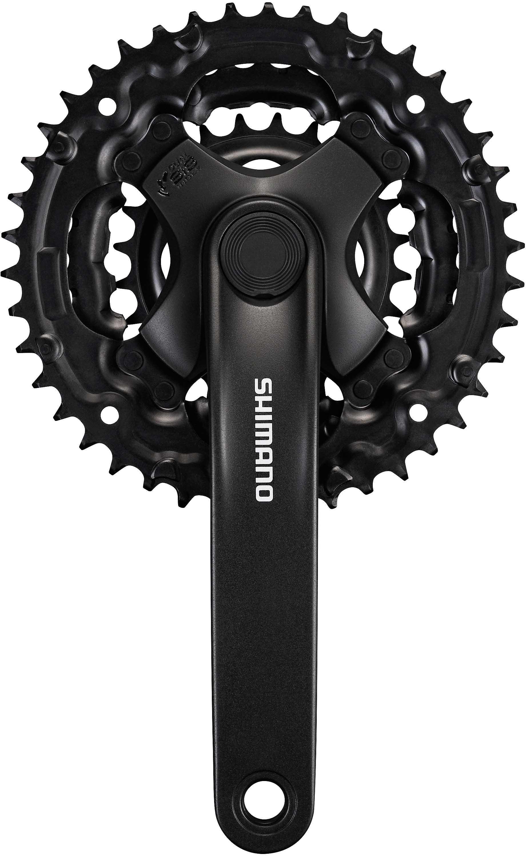 Shimano Tourney FC-TY301 42/34/24 6/7/8 Speed Chainset, 150mm With Chainguard