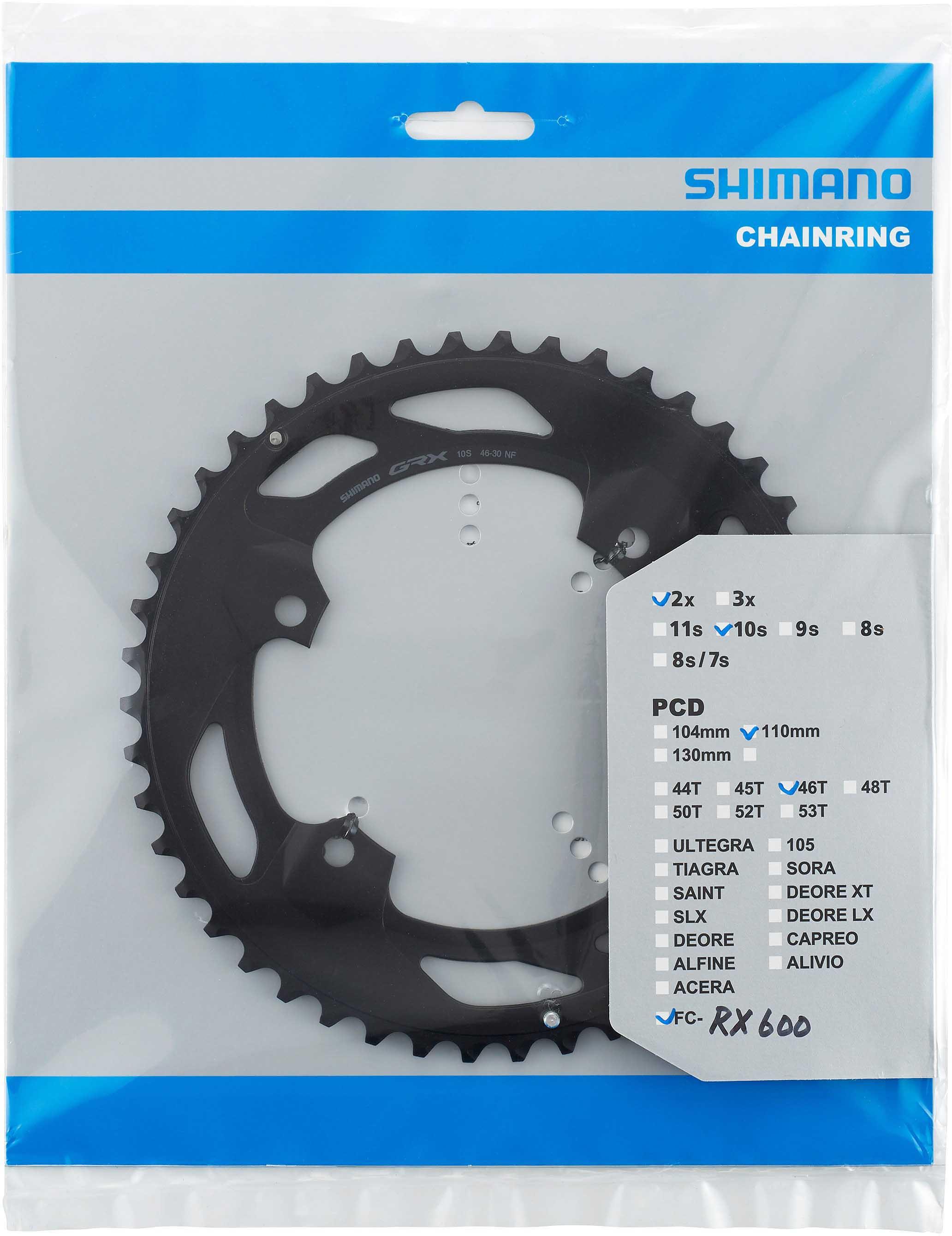 Shimano GRX FC-RX600 10 Speed 46T-NF Chainring