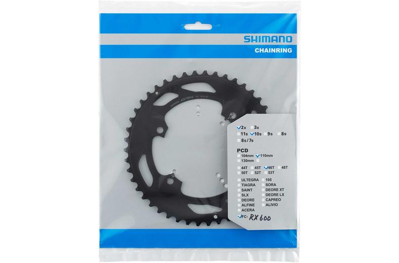 Shimano GRX FC-RX600 10 Speed 46T-NF Chainring Shimano GRX FC-RX600 10 Speed 46T-NF Chainring