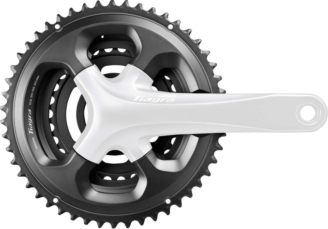 Halfords Shimano Tiagra Fc-4703 10 Speed Triple Chainring, 50T-Mm | Extra 8% off for BC Members