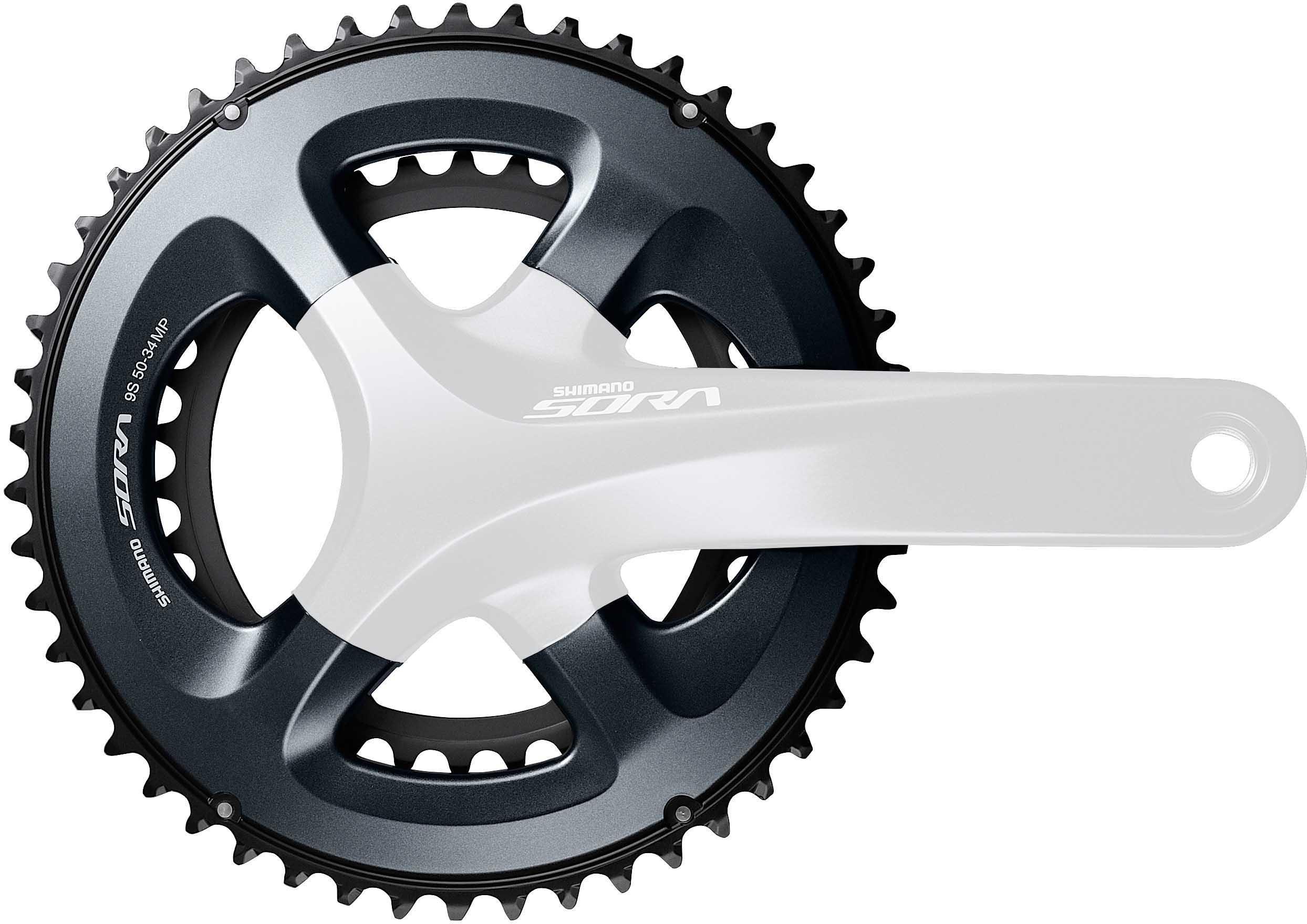 Shimano Sora FC-R3000 9 Speed Double Chainring | Halfords UK