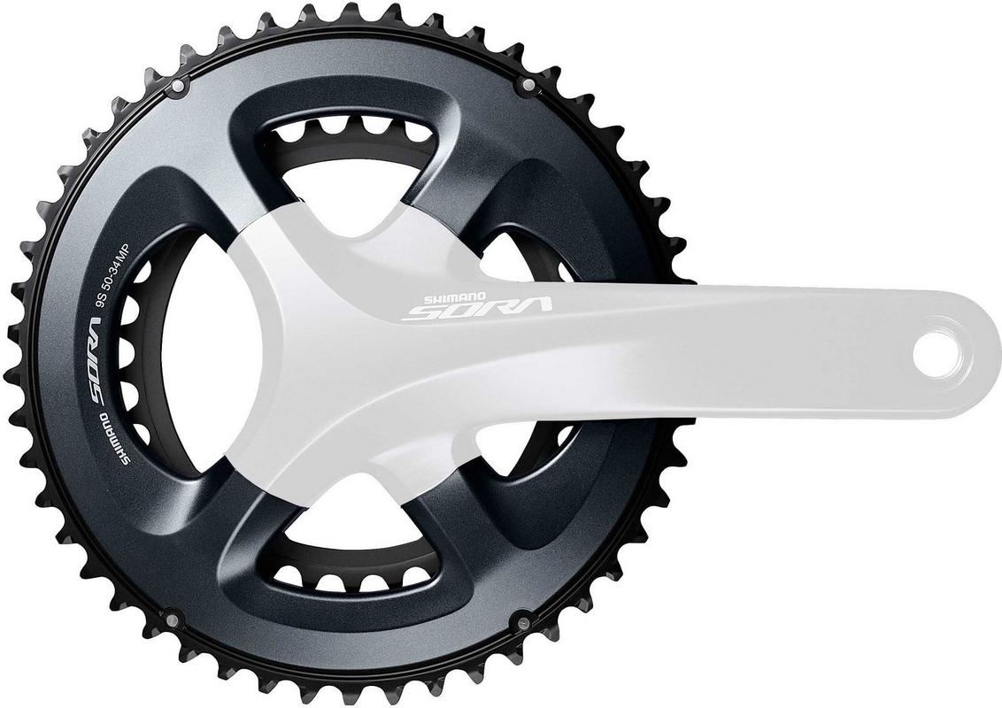 Halfords Shimano Sora Fc-R3000 9 Speed Double Chainring, 34T-Mp | Extra 8% off for BC Members