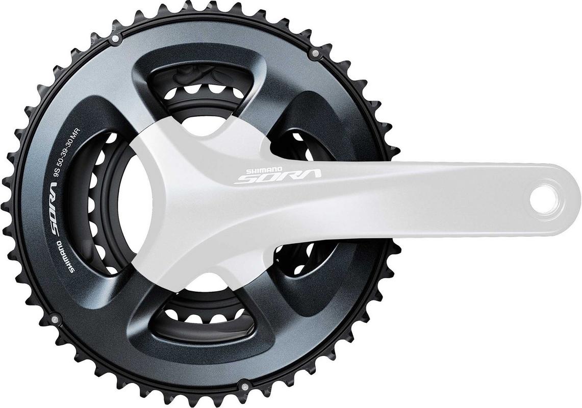 Halfords Shimano Sora Fc-R3030 9 Speed Triple Chainring, 50T-Mr | Extra 8% off for BC Members