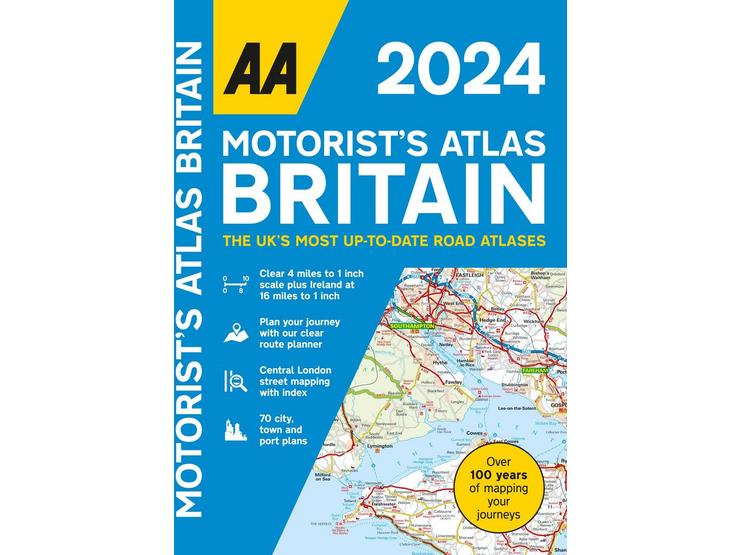AA Motorist's Atlas Britain 2024