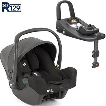 Joie i-Snug 2 Car Seat - Shale & Joie i-Base Advance Bundle