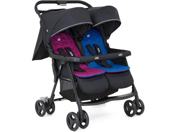 Joie Aire Twin Stroller - Rosy/Sea