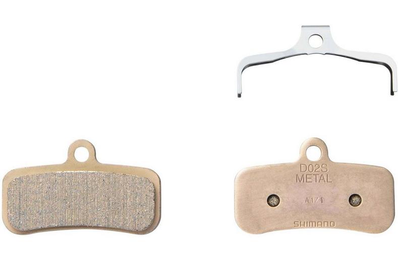 Shimano D02S Disc Brake Pads & Spring, Metal Sintered Shimano D02S Disc Brake Pads & Spring, Metal Sintered