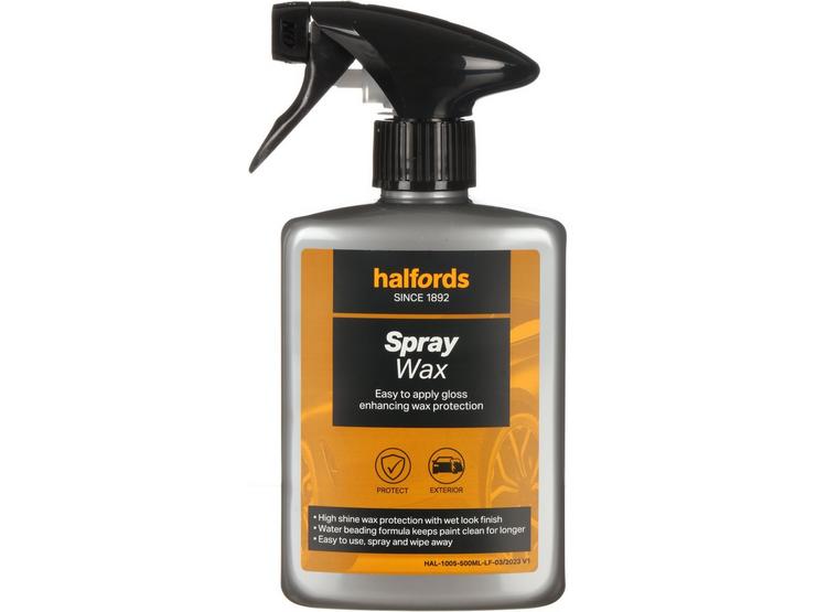 Halfords Spray Wax 500ml