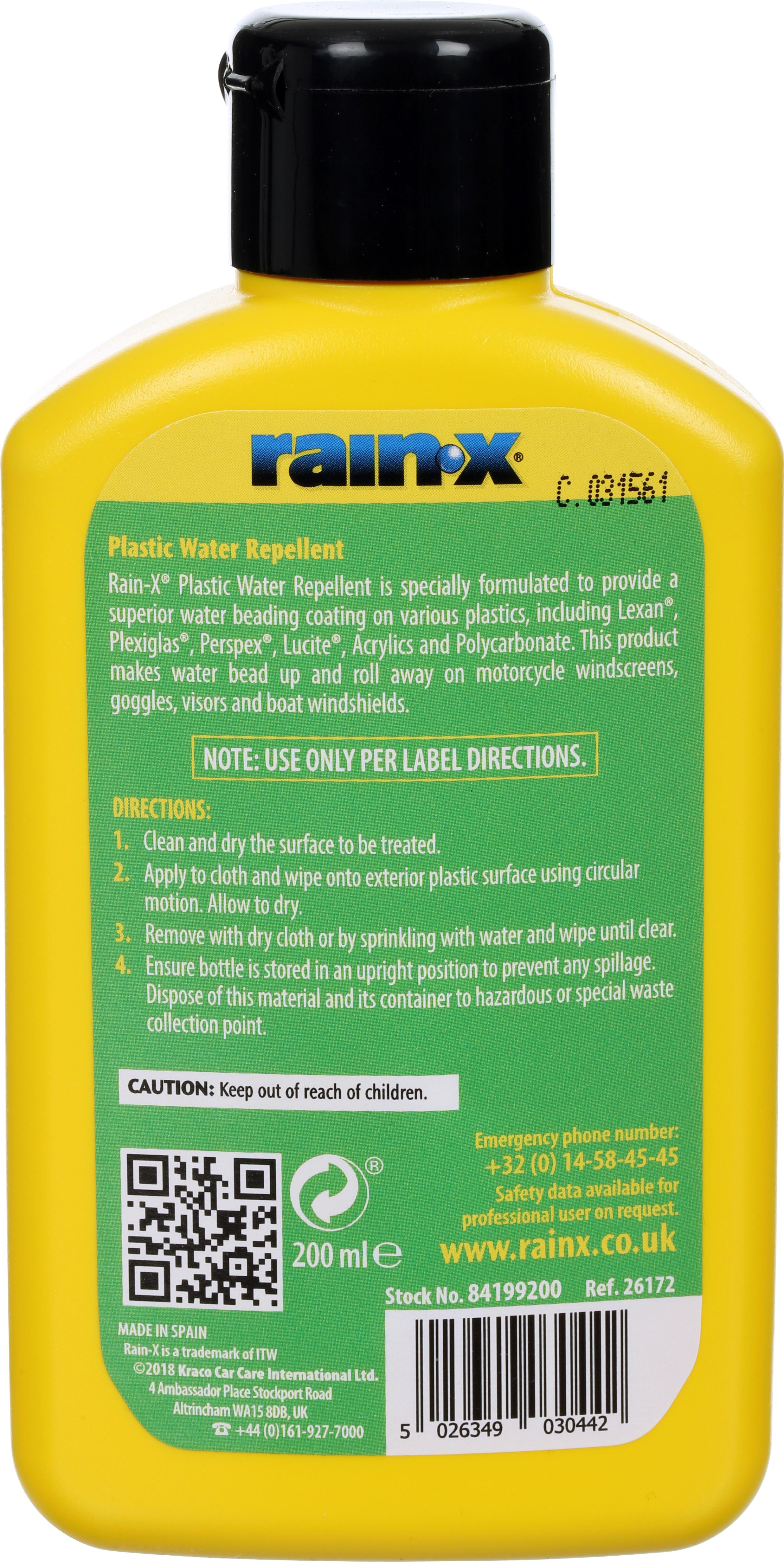 Rain-X Plastic Water Repellent 200ml