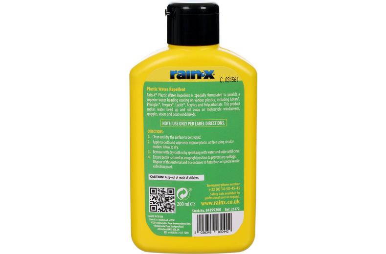 Rain-X Plastic Water Repellent 200ml Rain-X Plastic Water Repellent 200ml