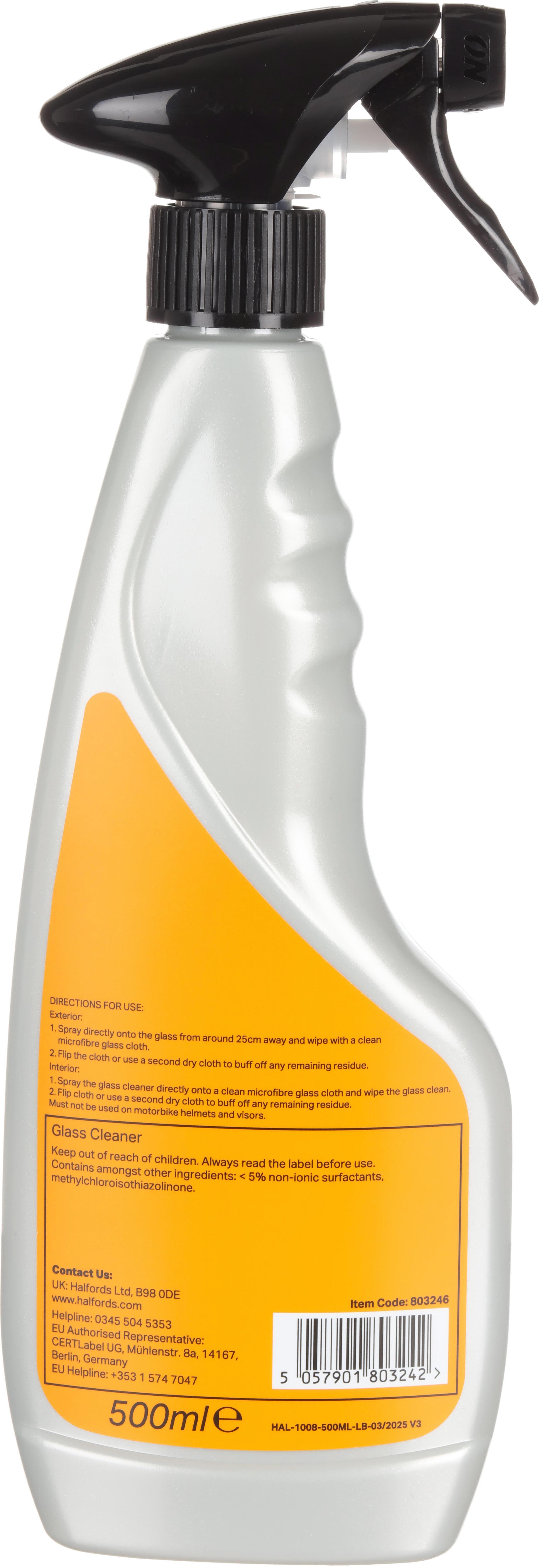 Halfords Rain Repellent Glass Cleaner