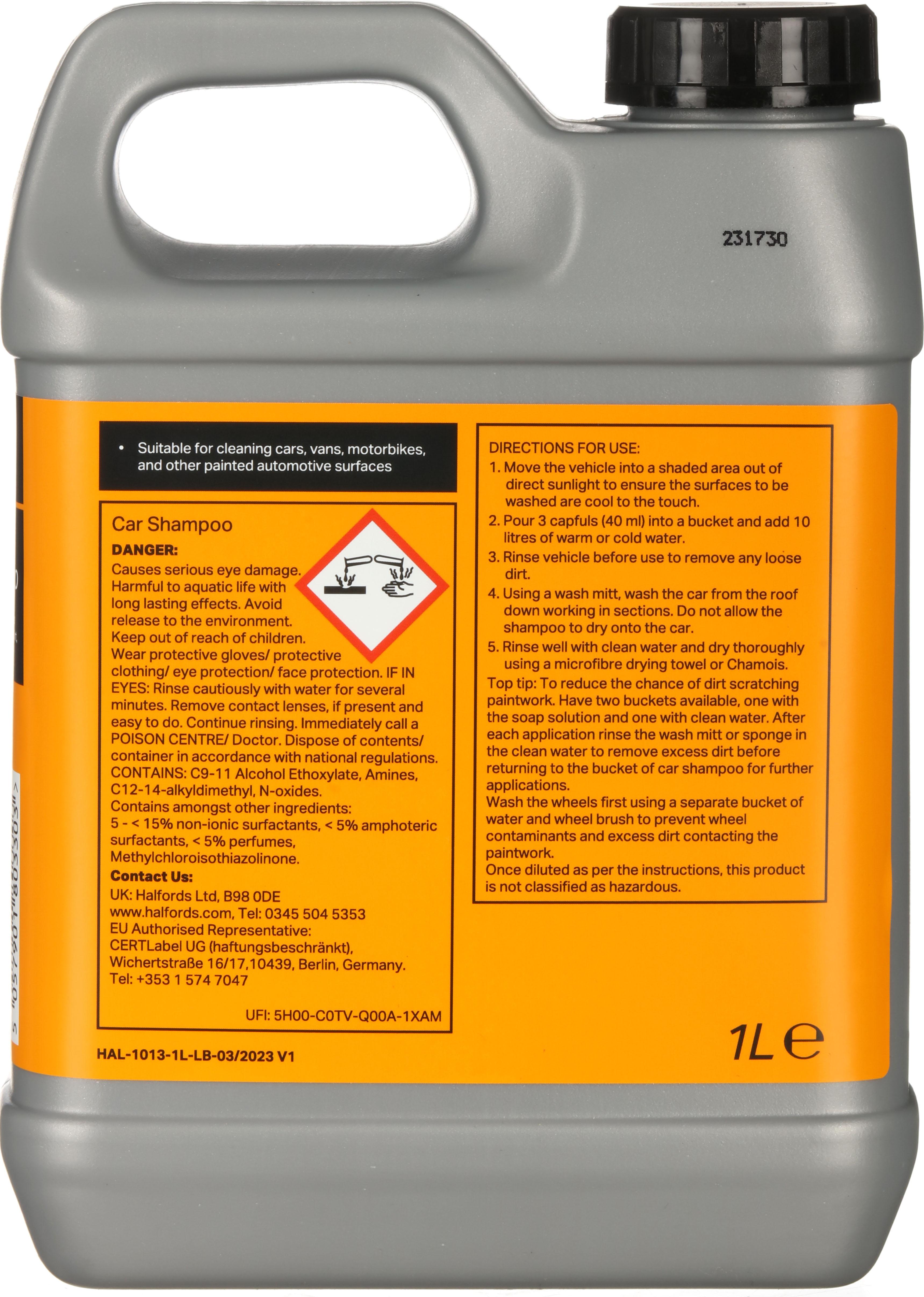 £8 Halfords Car Cleaning Bucket Bundle