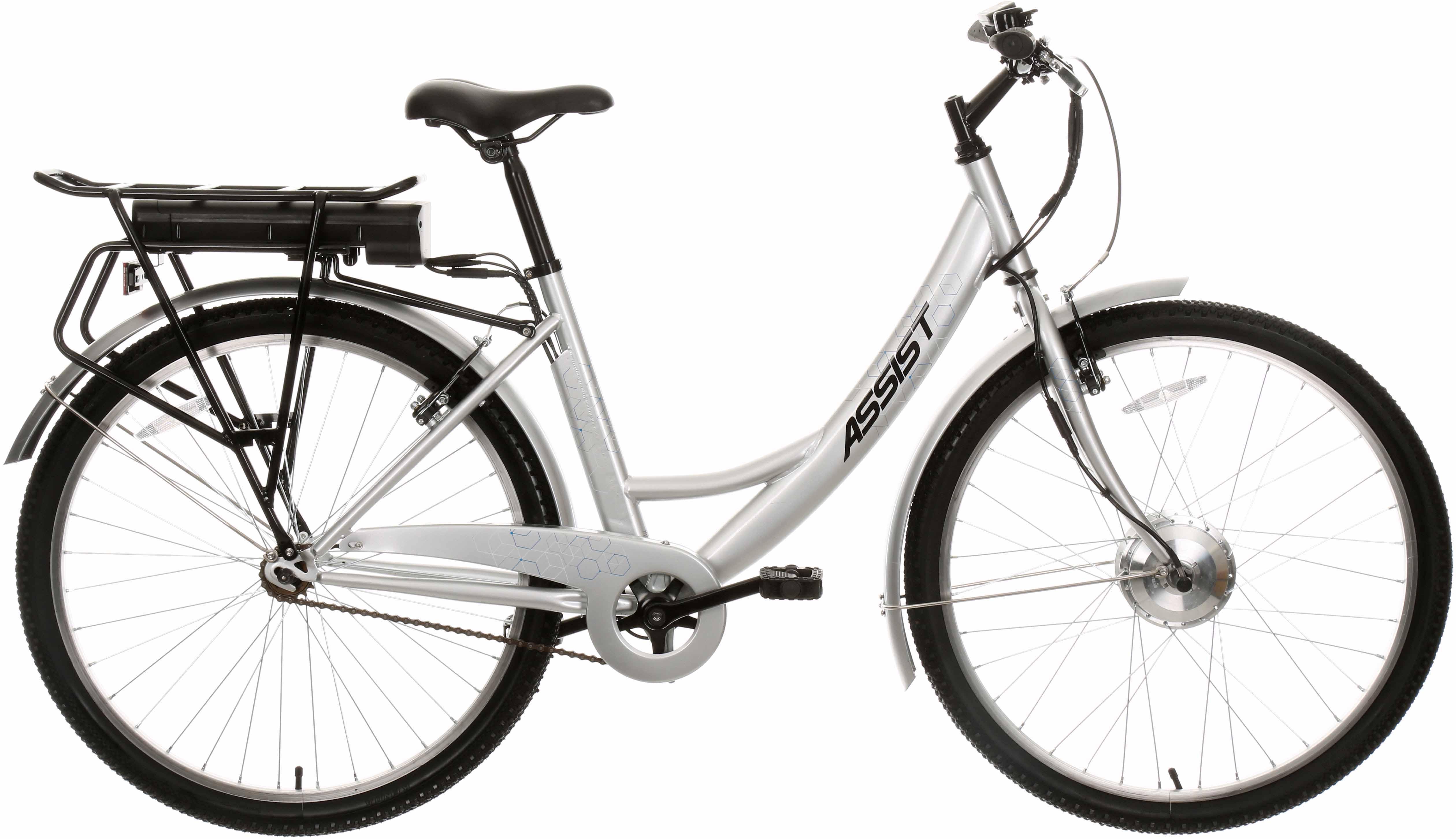 Second Hand Grade C - Assist Step-Thru Electric Hybrid Bike
