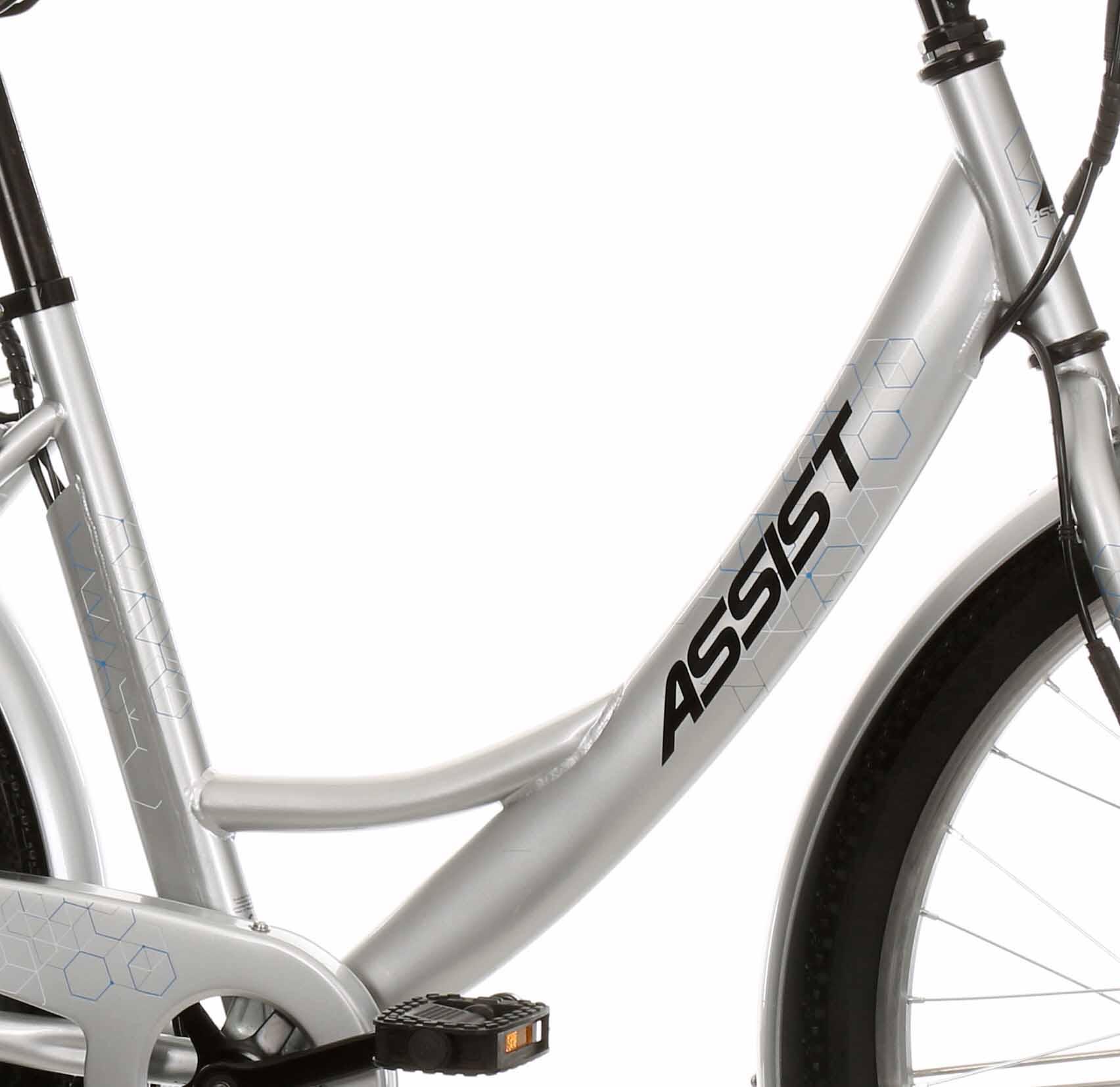 Second Hand Grade C - Assist Step-Thru Electric Hybrid Bike
