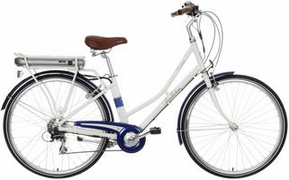 Halfords Second Hand Grade C - Pendleton Somerby Electric Hybrid Bike - White And Navy - S Frame | Extra 8% off for BC Members