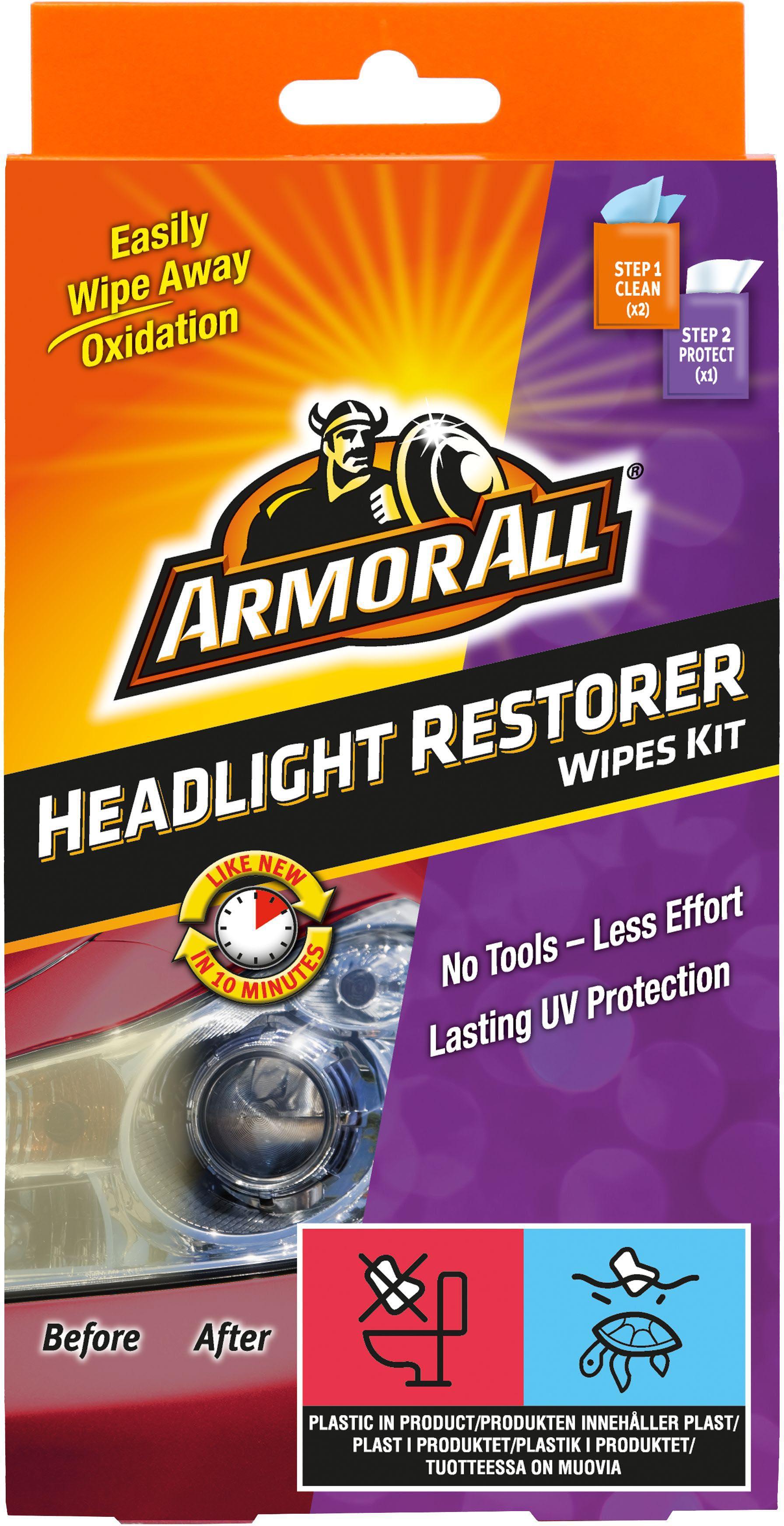 Armor All Headlight Restorer Wipes Kit
