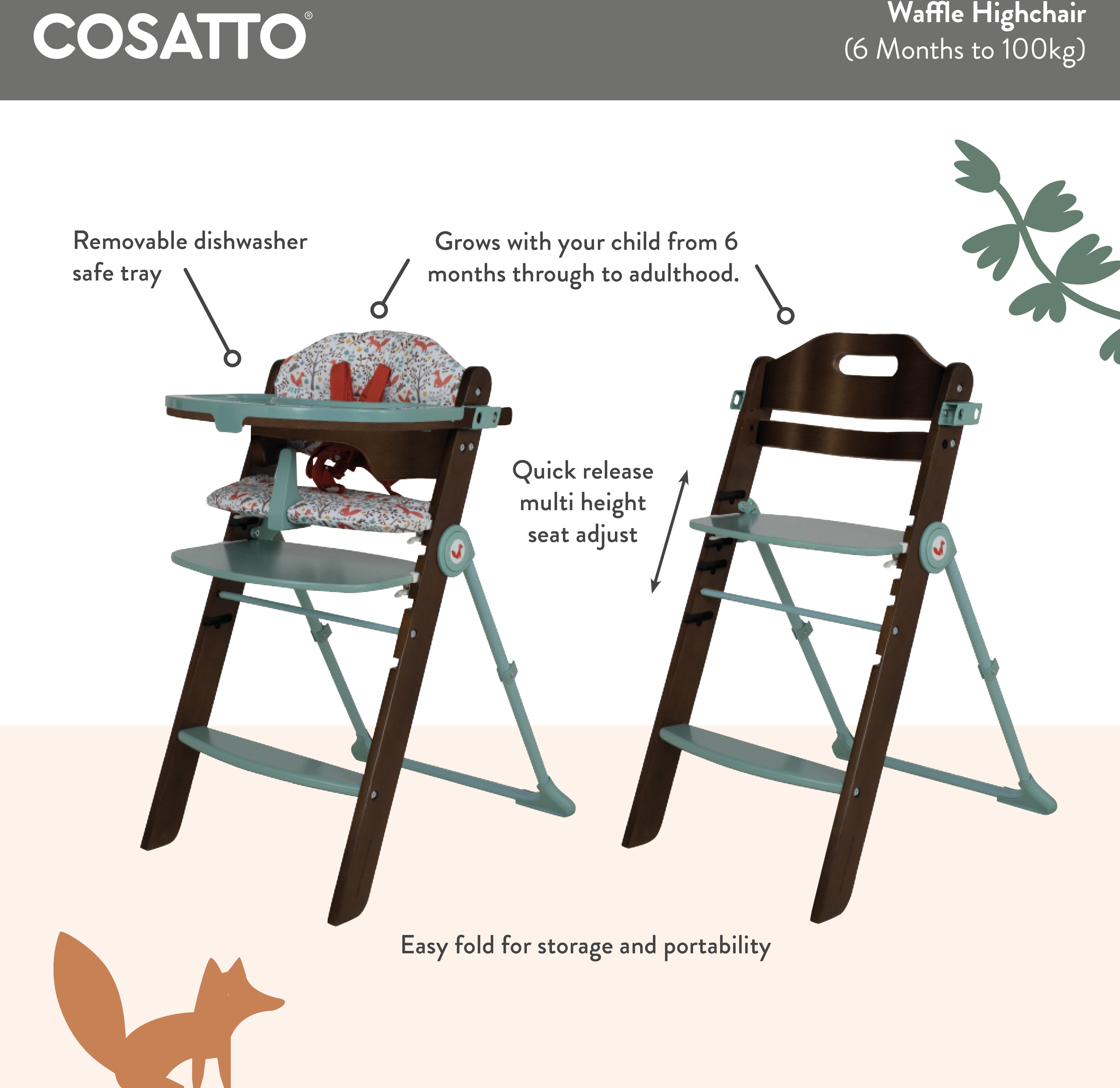 Cosatto Waffle Highchair Foxford Hall