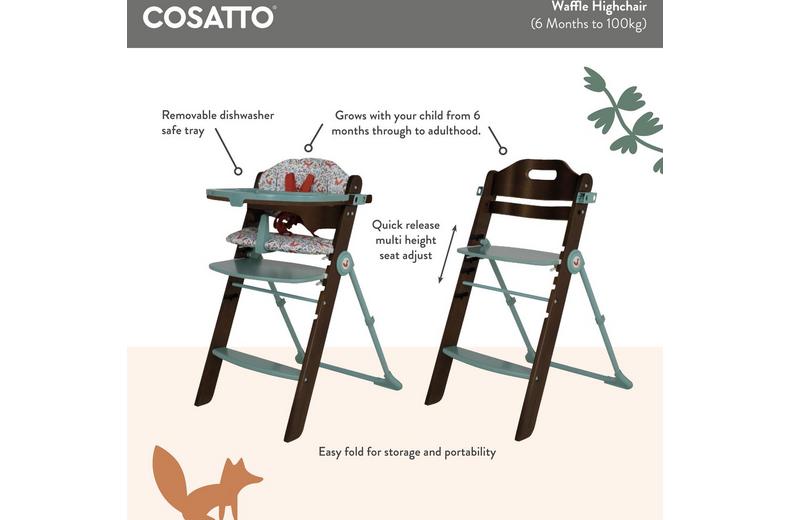 Cosatto Waffle Highchair Old MacDonald Cosatto Waffle Highchair Old MacDonald