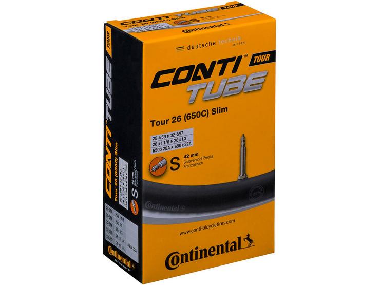 Continental Tour 28 (700c) Slim Inner Tube, 26 x 1.1 - 1.3