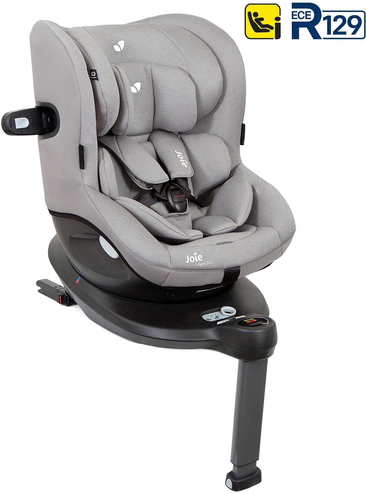Joie I-Spin 360 Group 0+/1 Baby Car Seat - Grey Flannel