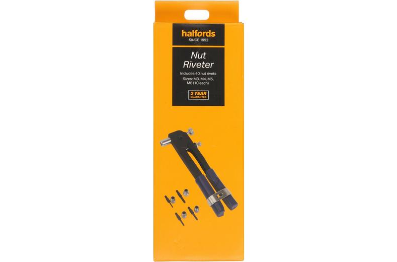 Halfords Nut Riveter+ 40 nut rivets Halfords Nut Riveter+ 40 nut rivets
